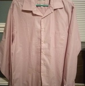 Van Heusen long sleeve pink button up